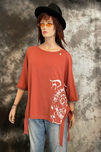 Miysu Shirt Vintage Brique