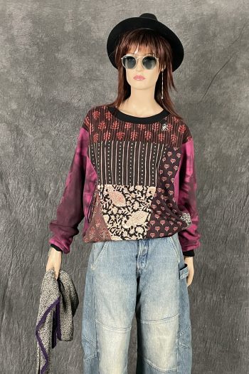 Miysu Patchwork Damestrui Pink