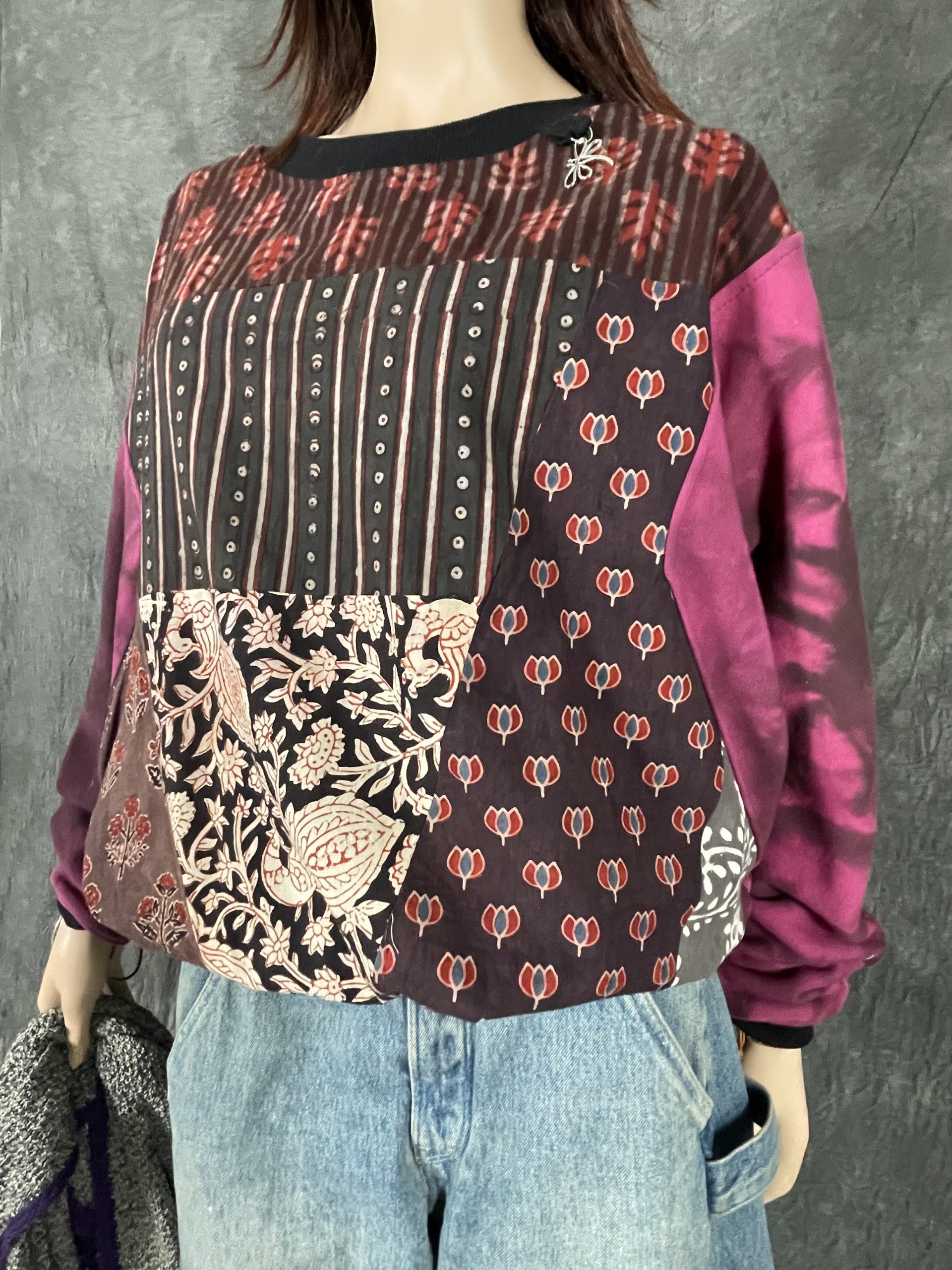 Miysu Patchwork Damestrui Pink - Afbeelding 5