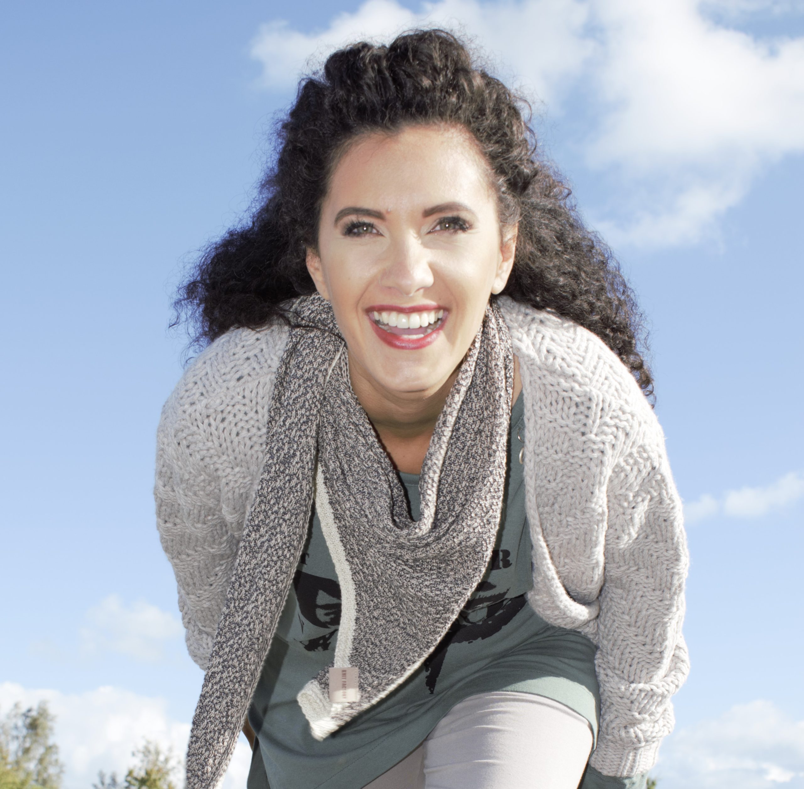 Miysu Gebreid Damesvest Ruby Grijs - Afbeelding 3