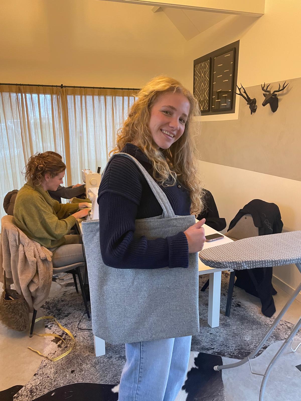 Naaiworkshop tas in Leerdam